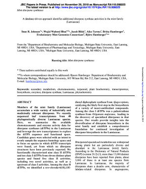 Editorial policies - The Journal of Biological Chemistry