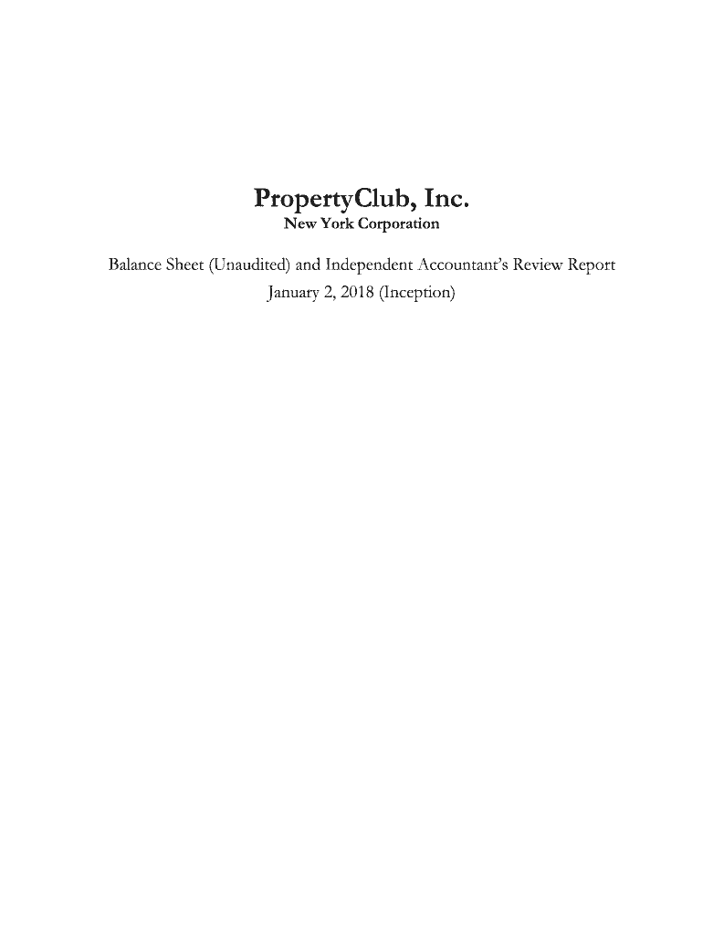 Fillable Online TBK Food Truck, Inc. Financial Statements (With Independent Fax Email Print