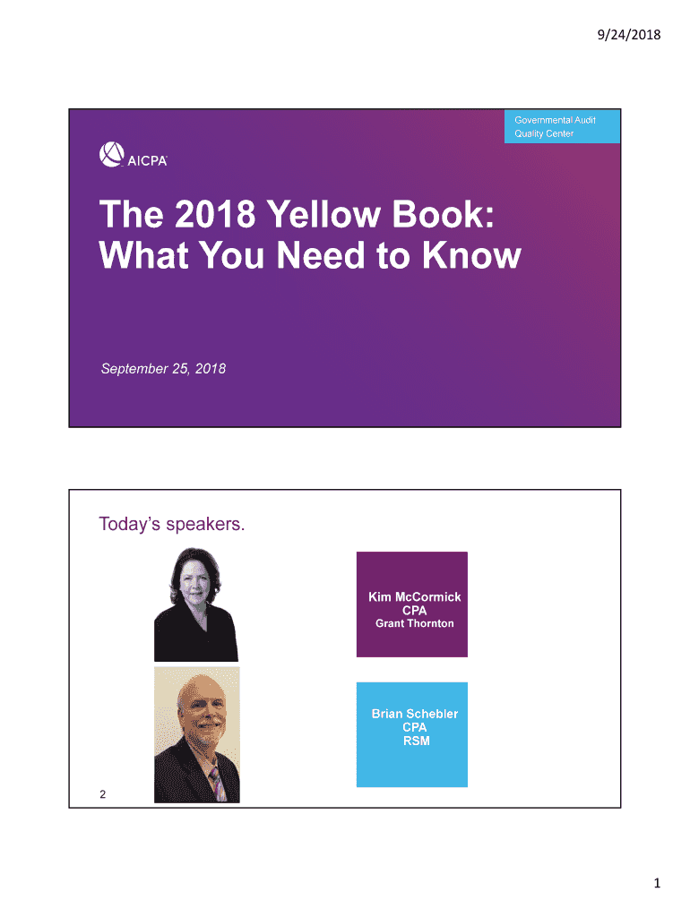 Fillable Online The 2018 Yellow Book. Archived web event covers key