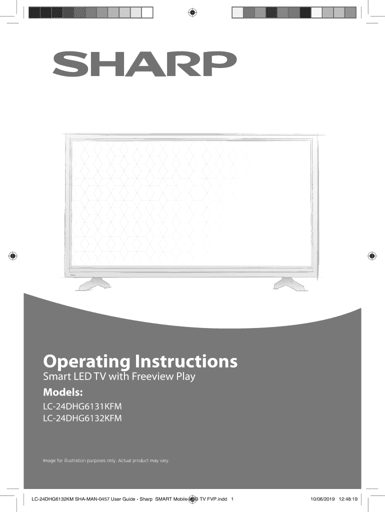 LC-24DHG6132KM SHA-MAN-0457 User Guide - SharpSMART Mobile LED TV FVP.indd Preview on Page 1