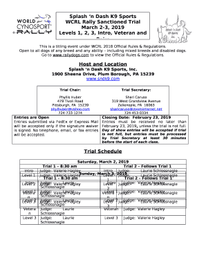 This is a titling event under WCRL 2018 Official Rules & Regulations