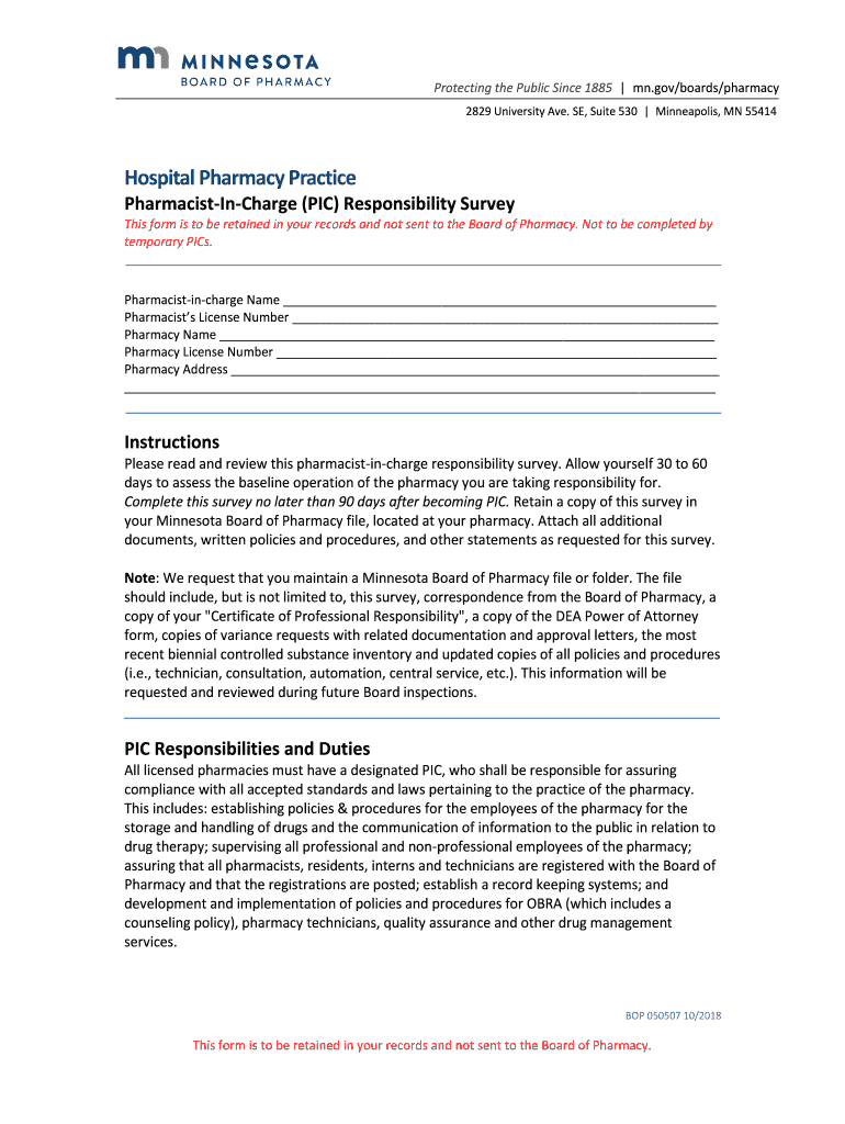 Hospital Pharmacy Practice - Minnesota Preview on Page 1