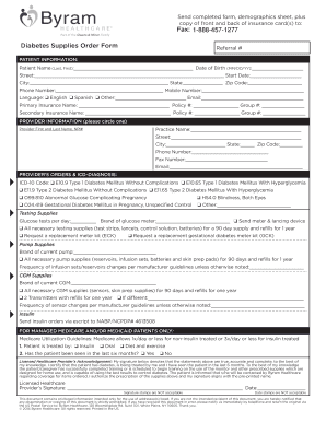 Diabetes Education Referral Form Please fax this form to: 1 ...