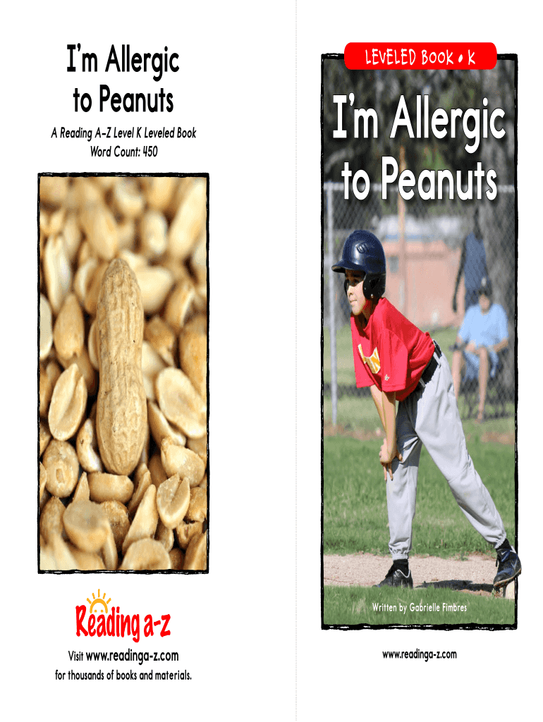 Fillable Online Leveled BooksReading AZ Fax Email Print pdfFiller