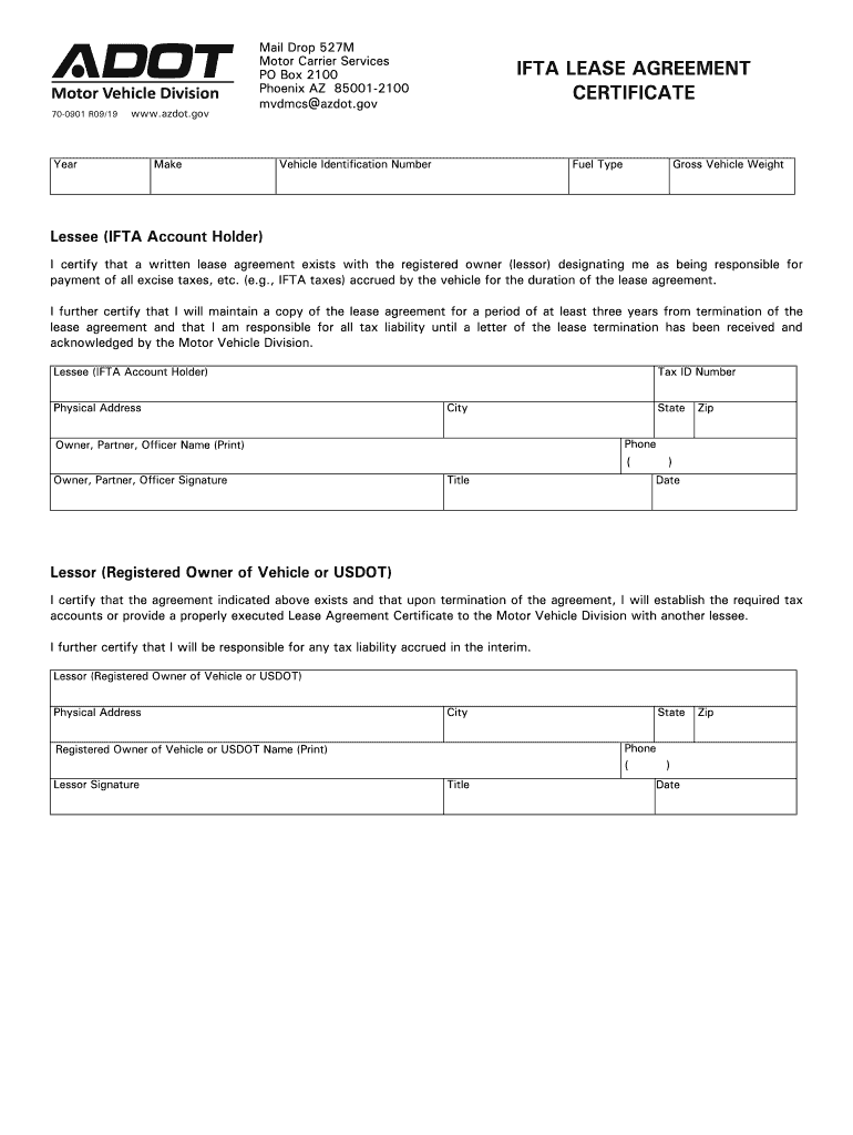 ifta lease agreement Preview on Page 1