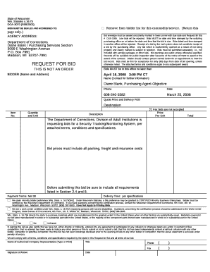 1 State of Wisconsin Wis. Statutes s.16.75 DOA-3070 (R08 ...