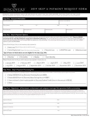 Fillable Online discoveryfcu 2 0 1 5 S k i p a paym ... - PDFfiller