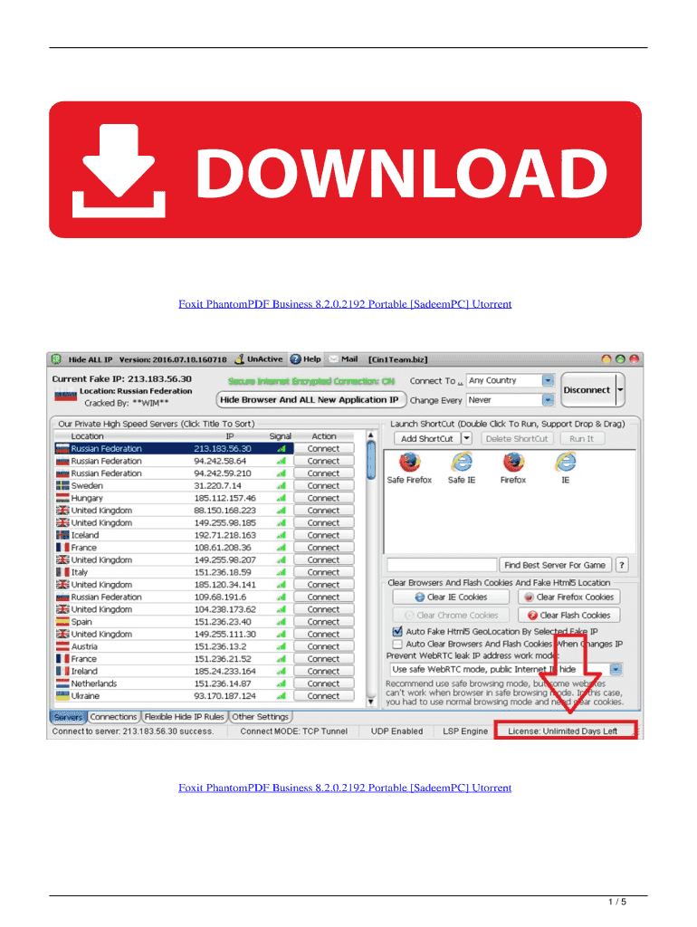 Foxit Phantom Portable Fill Online, Printable, Fillable, Blank