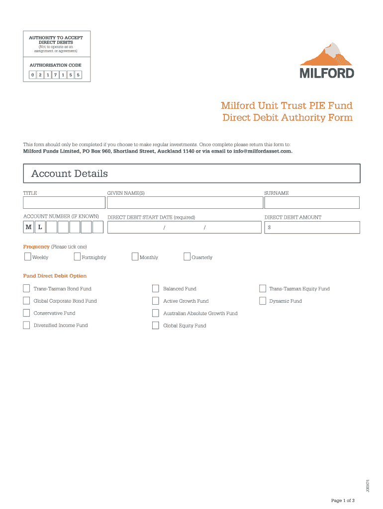 Fillable Online Lifestages KiwiSaver Scheme Application & Direct Debit