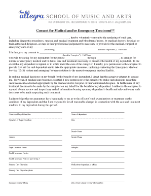 Caregiver Consent Form for Medical Treatment.doc