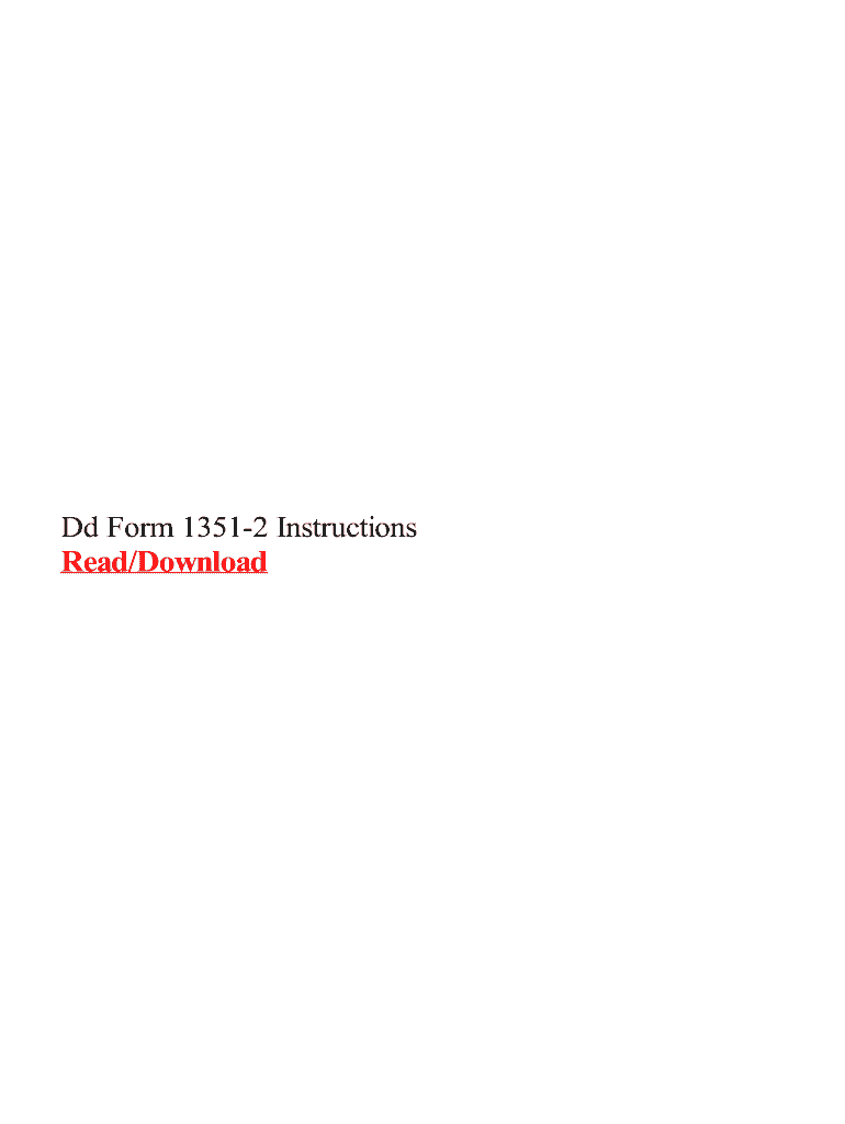 Fillable Online Dd Form 13512 Instructions Fax Email Print pdfFiller