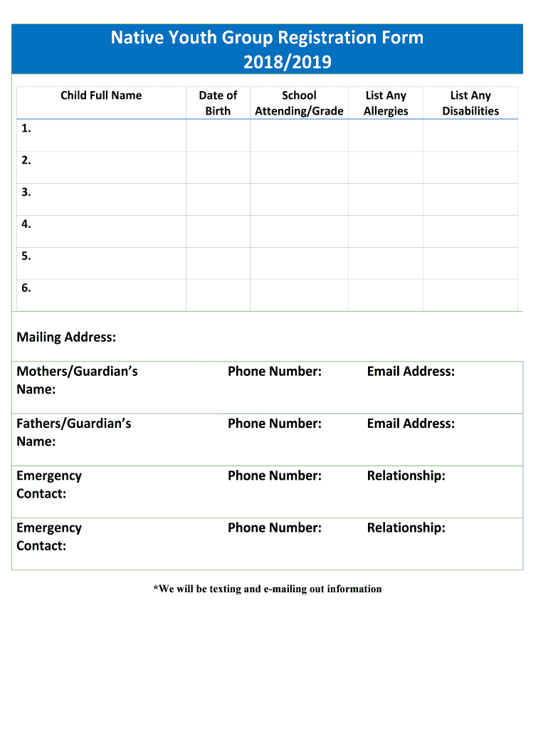 Fillable Online MSEP REGISTRATION FORM PDF Fax Email