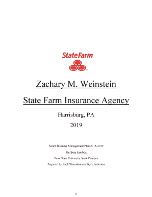 Zachary M. Weinstein State Farm Insurance Agency - FBLA-PBL