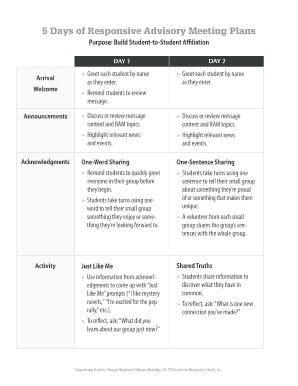 Gibbs School: Responsive Advisory - Arlington Public Schools