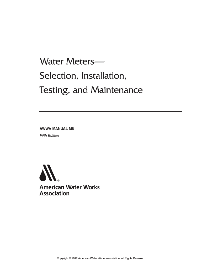 awwa m6 manual pdf Preview on Page 1