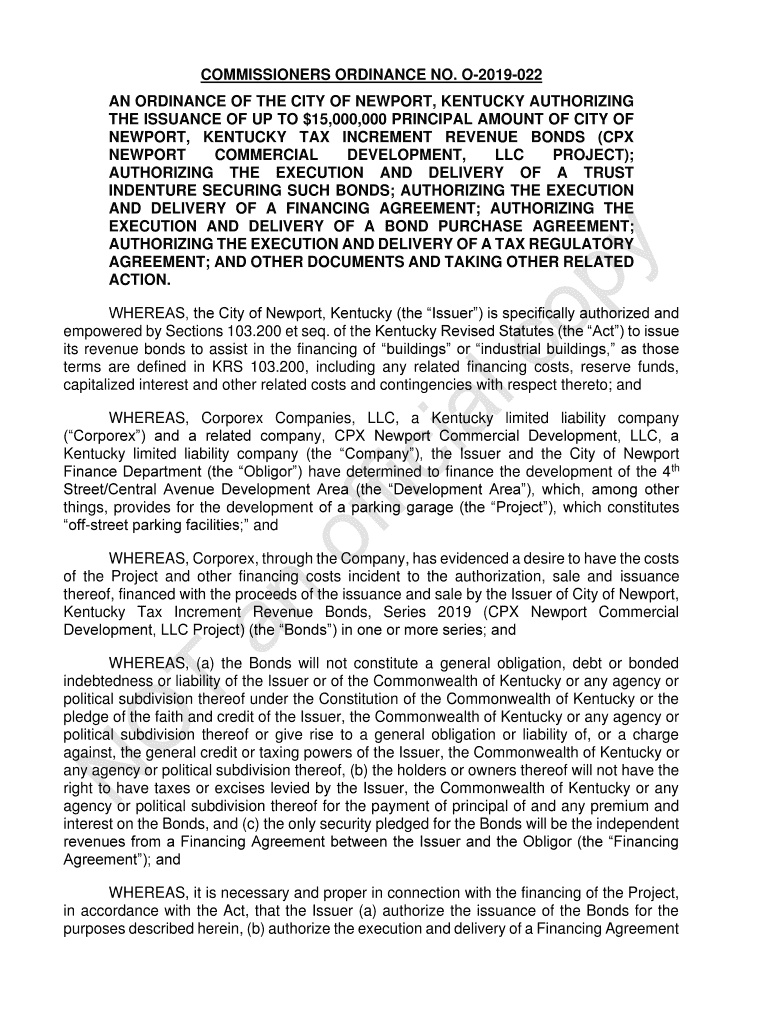 Fillable Online Code Enforcement City of Newport, KY Fax Email Print