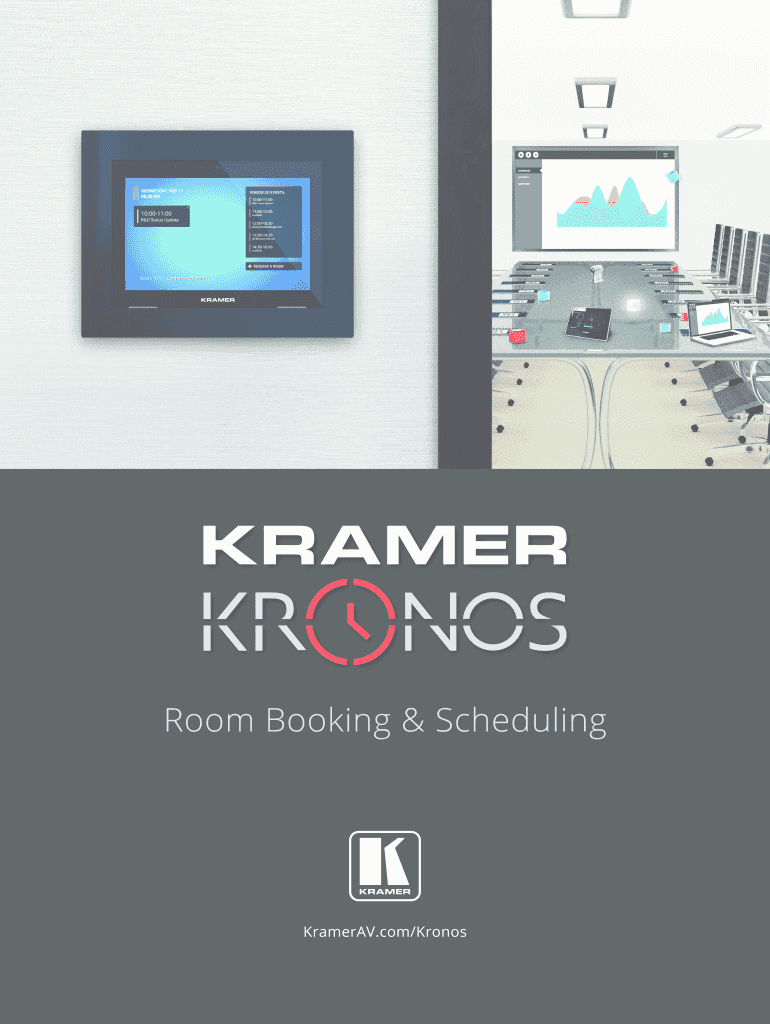 Fillable Online Kramer introduces Kronos cloudbased room booking and