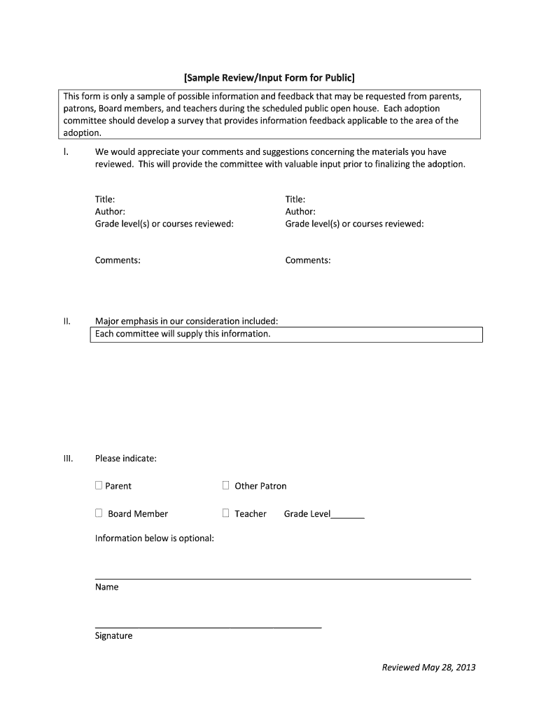Form preview
