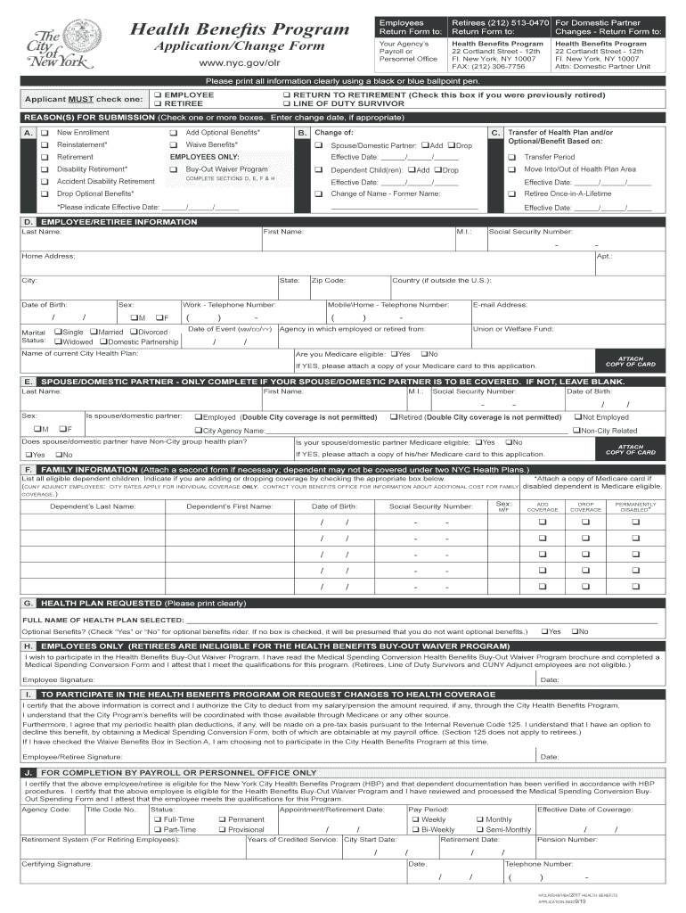 2019 2023 Form NY Health Benefits Application Fill Online Printable 2019 2023 Form NY Health Benefits Application Fill Online Printable