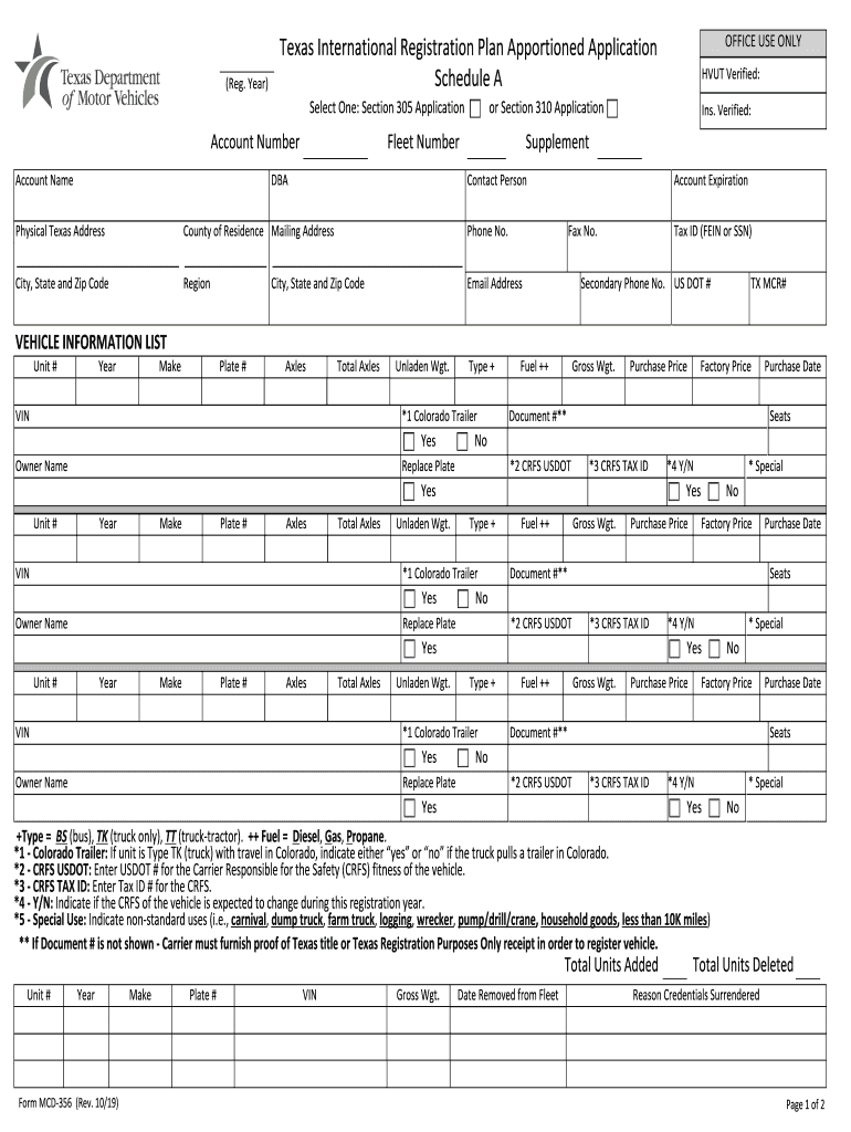 international registration plan Preview on Page 1.