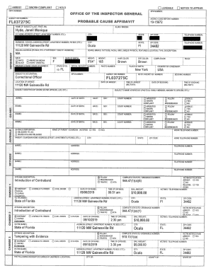 Circuit Warrant to Arrest - Florida Department of Corrections