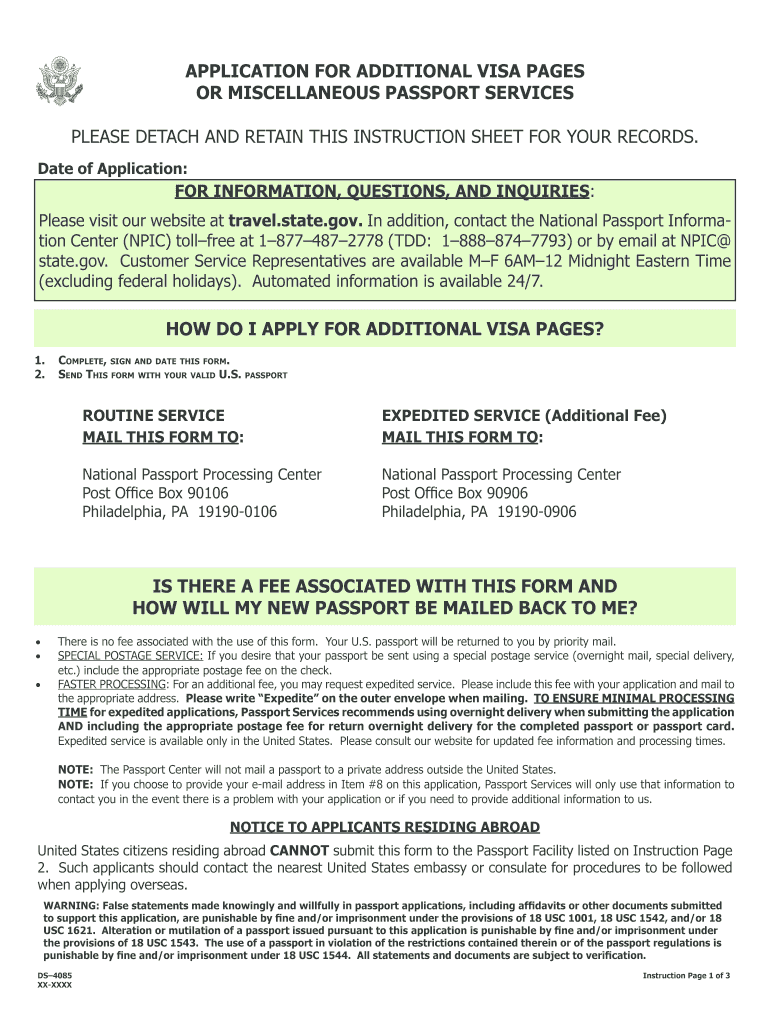 fillable-online-form-ds-4085-application-for-additional-visa-pages-or-fax-email-print