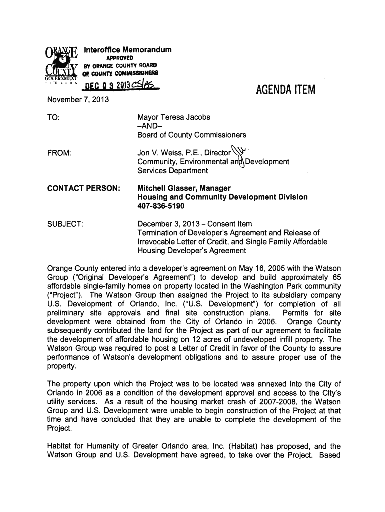 Fillable Online orange county sheriff's office Orange County