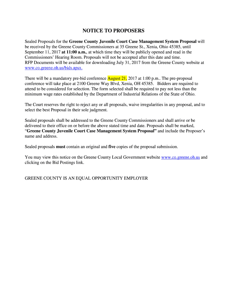 Fillable Online Greene County Juvenile Court Case Management System Fillable Online Greene County Juvenile Court Case Management System