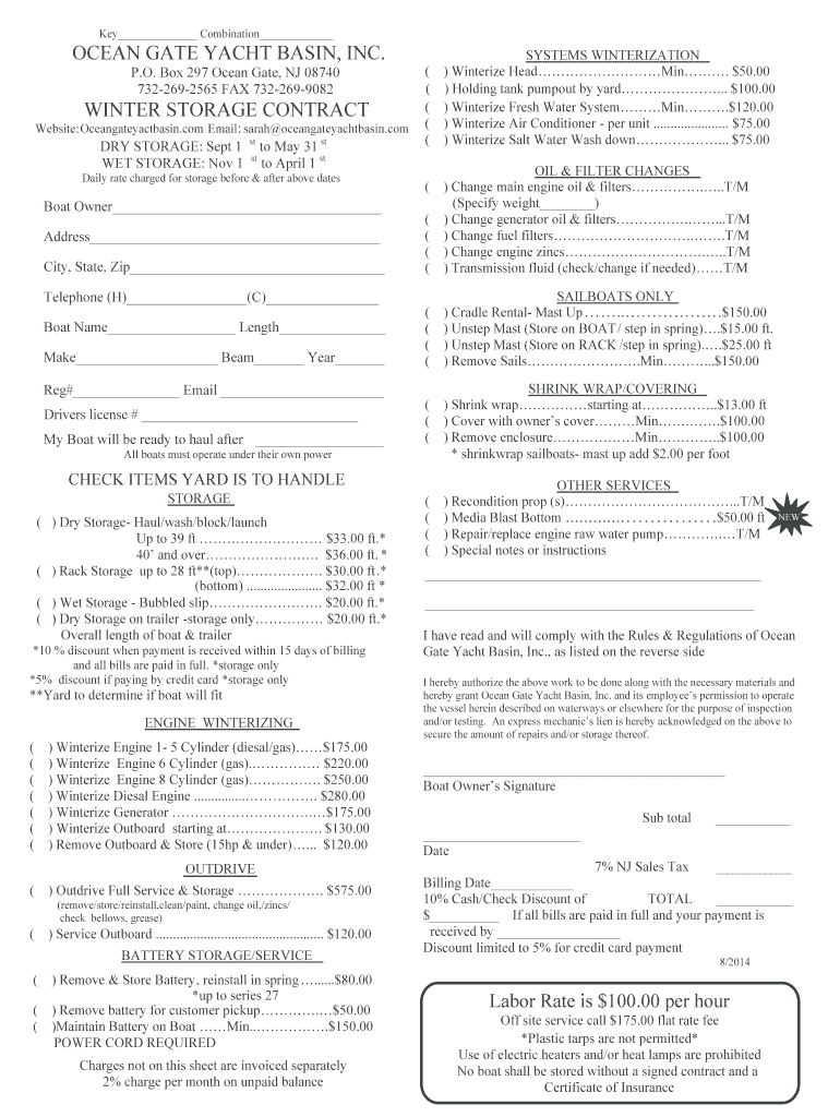Fillable Online Ocean Gate Yacht BasinBetter Business Bureau Profile