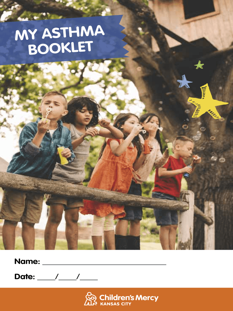 Fillable Online my asthma booklet - Children's Mercy Fax Email Print ...