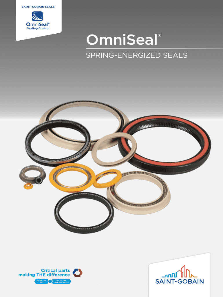 Fillable Online SaintGobain Seals OmniSeal SpringEnergized Product