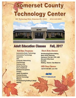 GED Prep Classes Full-Time Programs Short Term Classes