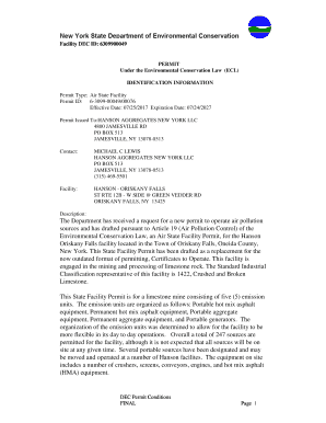 Facility DEC ID: 2620300017 PERMIT Under the ... - NYC.gov