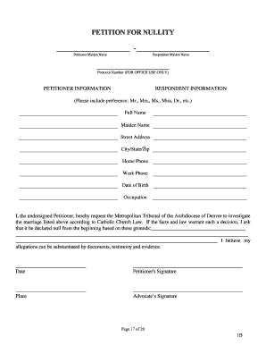 Ordinary Process - Archdiocese of Denver