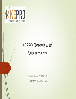 KEPRO UM Guidelines for Psychological Services v 3.1