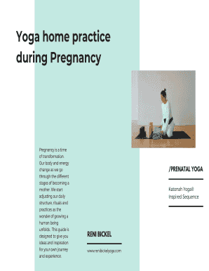 Fillable Online Prenatal Yoga Poses for Each Trimester - Yoga Journal Fax Email Print - pdfFiller