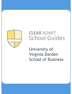 Clear Admit School Guide: UVA Darden School of Business