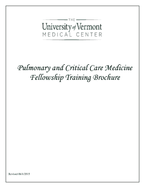 Fellowship Training Brochure