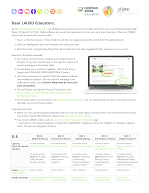 Digital Citizenship / Digital Citizenship Week - lausd