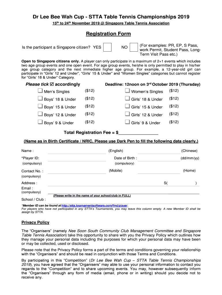 stta tournament software Preview on Page 1