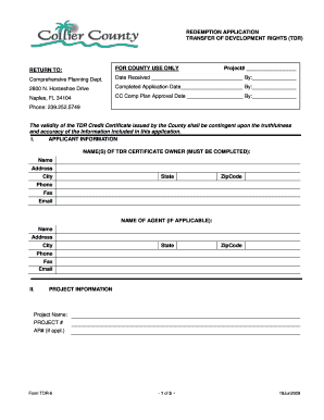 redemption application