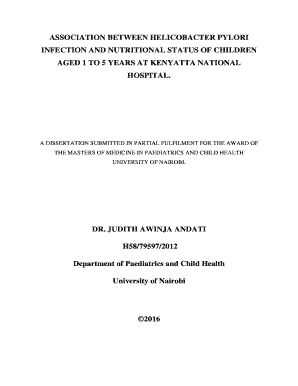 Association Between Helicobacter Pylori Infection And Nutritional Status Of Children. Helicobacter Pylori Infection ,Nutritional Status Of Children Aged 1 To 5 Years
