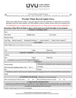Form preview
