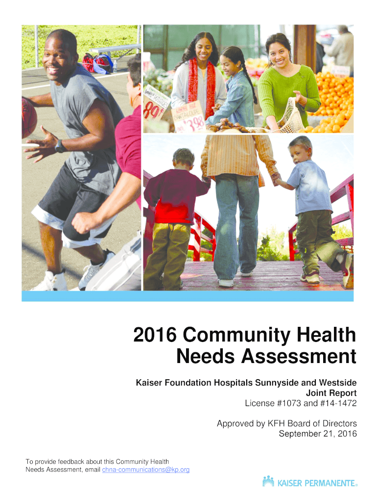 Fillable Online Get the Kaiser Foundation Hospitals Sunnyside and