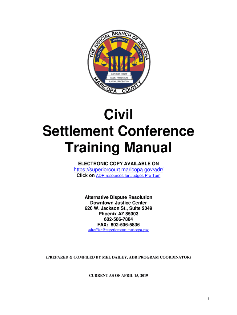 Fillable Online superiorcourt maricopa General District Court Criminal