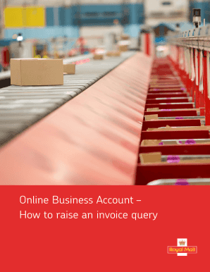 Online Business AccountHow to raise an invoice query