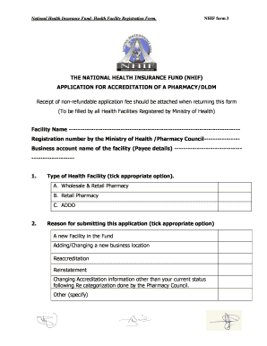 nhif accreditation application form