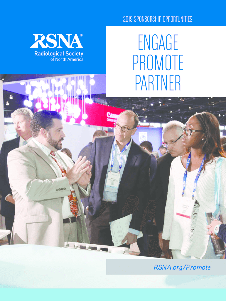 Fillable Online ENGAGE PROMOTE PARTNER. RSNA.org/Promote - PDF Fax ...