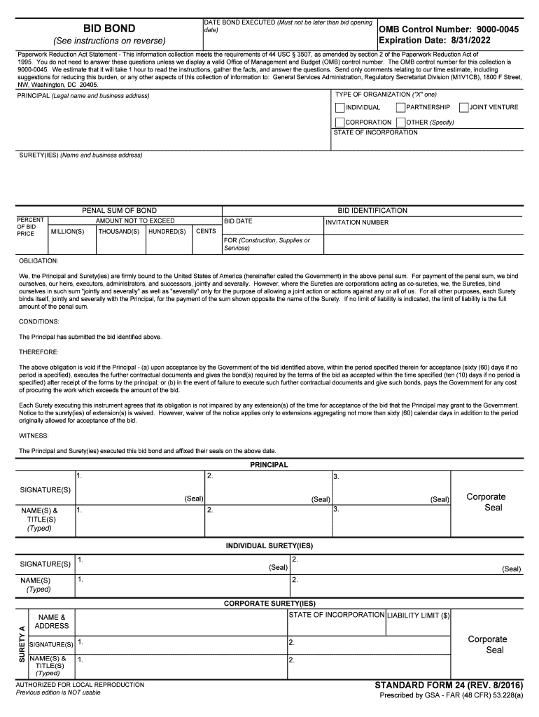 sf 2818 fillable Preview on Page 1