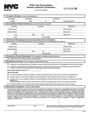 LIC60 - VISUAL ACUITY EXAMINATION FORM - New York City